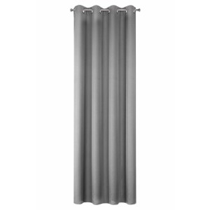 Zasłona gotowa na przelotkach 140x250 gładka Adore stal