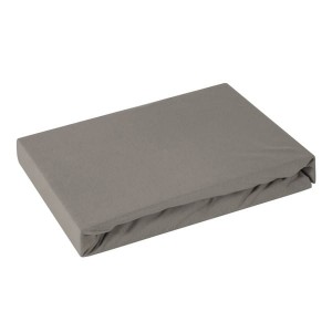 D91 Prześcieradło jersey z gumką 140x200 srebrny