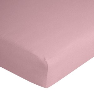 D91 Prześcieradło jersey z gumką 160x200 puder