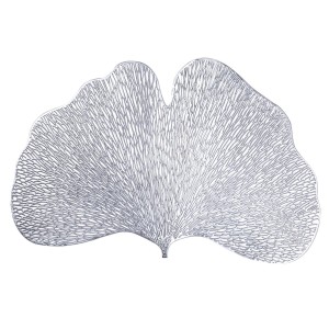 Podkładka glamour Eurofirany 30x45 Ginko srebrny
