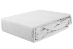 Prześcieradło frotte z gumką 140x200 biały