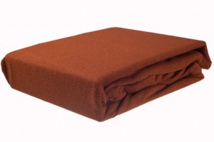 Prześcieradło frotte z gumką 160x200 jasny brąz