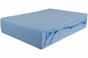 Prześcieradło jersey z gumką 200x220 błękit