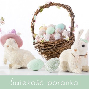 Figurka dekoracyjna Eurofirany Wielkanoc Bunny 15-2