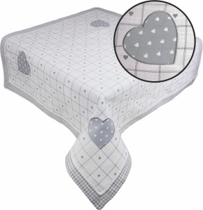 Obrus 140x200 Jedeka Arto 002 srebrny