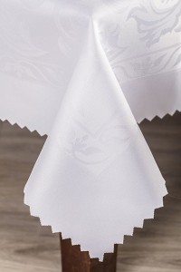 Obrus koło 170cm Belissa 3003 biały