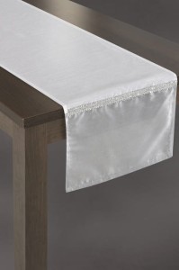 Bieżnik glamour EuroFirany 40x140 TIARA2 sre+B