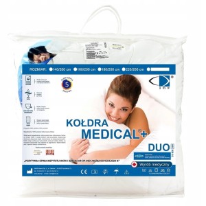 Kołdra AMW Medical Duo 160x200 zimowa 1400g