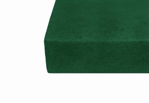 Prześcieradło frotte z gumką 140x200 c.zielony