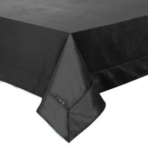 Serweta welurowa 85x85 Eurofirany Velvet czarny