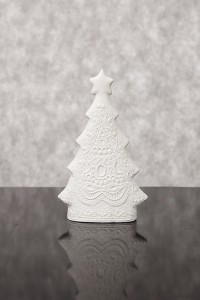 Figurka ceramiczna Choinka Eurofirany Glory 28cm