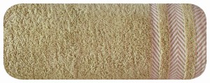 Ręcznik 70x140 Eurofirany Mona jasny brąz