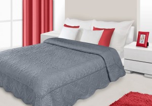 Narzuta 220x240 Eurofirany Lidia stal