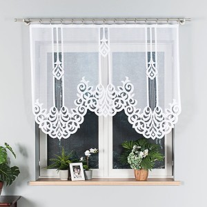 Panel żakardowy 160x140 Aralia biały
