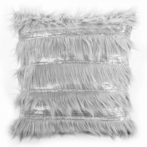 Poszewka 45x45 Eurofirany Ligia stal