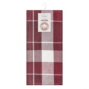 Ścierka kuchenna ręcznik 2szt 50x70 Eurofirany Mona bordo