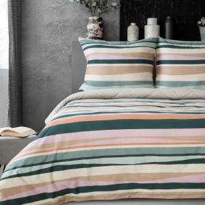 KOMPLET POŚCIELI ESPRIT 04 160X200 CM, 2 SZT. 70X80 CM MIĘTOWY