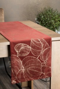 OBRUS BLINK 16 35X140 CM CEGLASTY