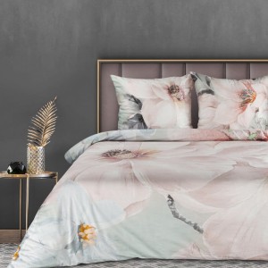 POŚCIEL Z MAKOSATYNY EUROFIRANY 200X220 PREMIUM18 BIAŁY