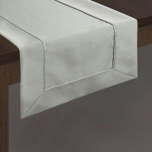 OBRUS MADELE 40X180 CM SREBRNY