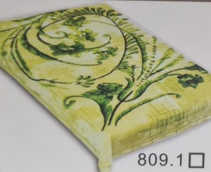 Koc akrylowy 160x200 Jedeka gruby 809 zielony 