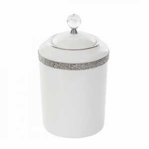 Pojemnik dekoracyjny ceramiczny Glamour 1 Eurofirany