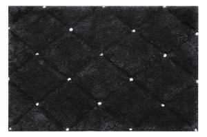 Dywanik glamour EuroFirany CHIC2 50x70 czarny
