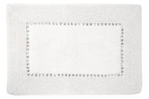 Dywanik glamour EuroFirany CHIC 50x70 biały