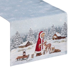 Świąteczny bieżnik 50x100 1154 gobelinowy Boże Narodzenie