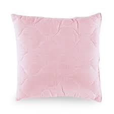 Poduszka 40x40 Amw Owcza Wełna w polycottonie różowa