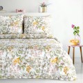 KOMPLET POŚCIELI BAWEŁNIANEJ PAULA 160 X 200 CM BIAŁY