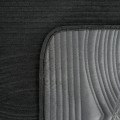NARZUTA VELVET2 220 X 240 CM CZARNY