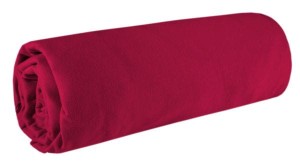 Prześcieradło z gumką JERSEY 200x220 bawełna bordo