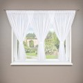 FIRANA GOTOWA DEK 400 X 160 CM BIAŁY