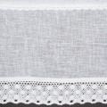 FIRANA GOTOWA LISA NA TAŚMIE 150 X 60 CM BIAŁY