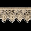 FIRANA GOTOWA MOLY NA TAŚMIE 150 X 30 CM JASNOBEŻOWY