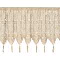 FIRANA GOTOWA MARTHA NA TAŚMIE 150 X 60 CM JASNOBEŻOWY