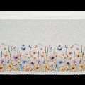 FIRANA GOTOWA ROZALIE NA TAŚMIE 150 X 60 CM BIAŁY