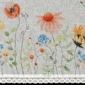 FIRANA GOTOWA NATI NA TAŚMIE 150 X 30 CM BIAŁY