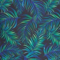 ZASŁONA GOTOWA D91 PALMS 01 140 X 250 CM CZARNY