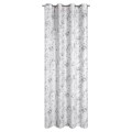 ZASŁONA GOTOWA SIENNA 140 X 250 CM SREBRNY