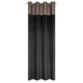 ZASŁONA GOTOWA D91 AGNES 140 X 250 CM CZARNY