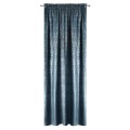 ZASŁONA GOTOWA D91 CYPR NA TAŚMIE 140 X 270 CM GRANATOWY