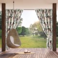 ZASŁONA GOTOWA GARDEN2 NA TAŚMIE 155 X 200 CM BIAŁY