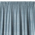 ZASŁONA GOTOWA D91 CYPR NA TAŚMIE 140 X 270 CM NIEBIESKI