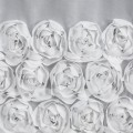 ZASŁONA GOTOWA ROSES 8 NA TAŚMIE 300 X 120 CM BIAŁY