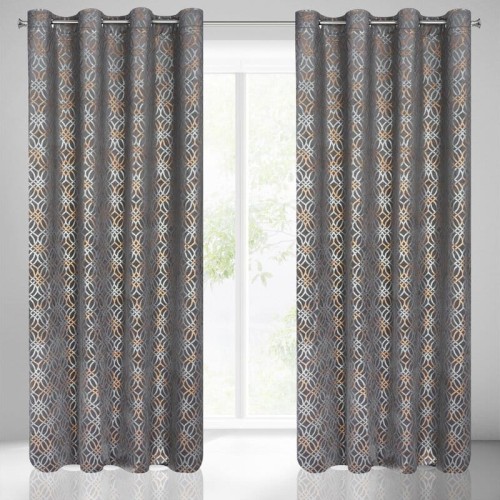 ZASŁONA GOTOWA ARETA 140 X 250 CM STALOWY