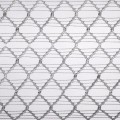 FIRANA GOTOWA AIDEN 140 X 250 CM SREBRNY