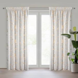 FIRANA GOTOWA MOLLY1 NA TAŚMIE 140 X 270 CM BIAŁY