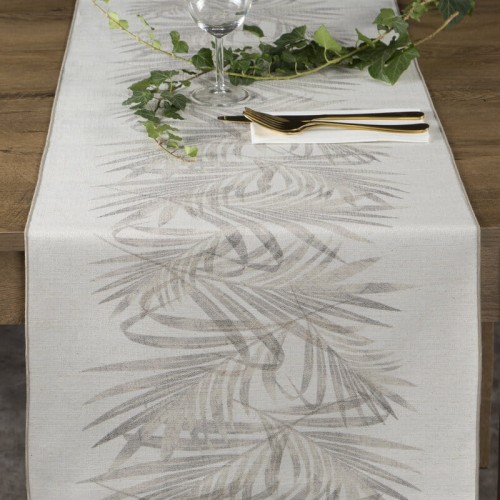 OBRUS INES 11 40 X 140 CM BEŻOWY